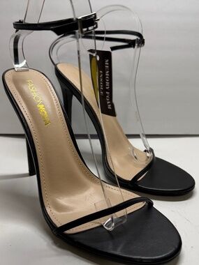 Fashion Nova 5 inch thin strap heels